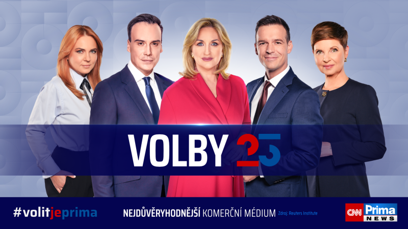 CNN Prima NEWS spustí nejkomplexnější předvolební vysílání ve své historii. Začne již v srpnu