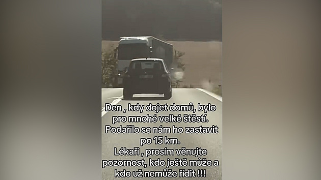 Zmatený a slabozraký senior jel v protisměru, míjel osobáky i kamiony