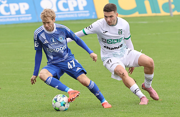 Karviná - Olomouc 1:1, Jarolím premiéru v první lize slaví bodem. Ghali dal první gól