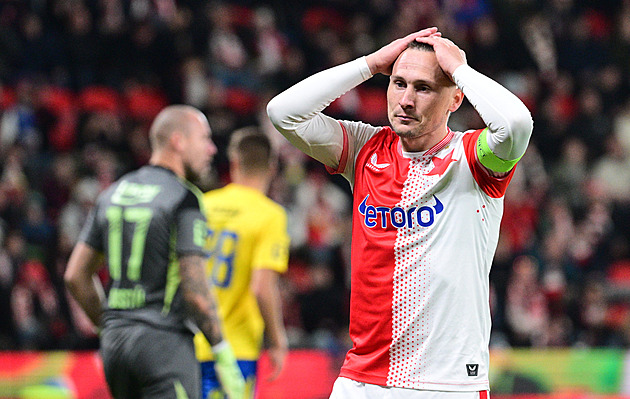Slavia - Zlín 0:0, mistr střelecké trápení neprolomil, hosty podržel brankář Dostál