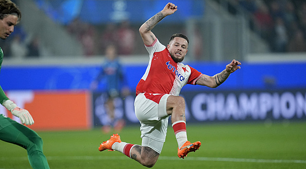 Atalanta - Slavia 0:0. Sešívané podržel Markovič, šance měl Moses i Sadílek