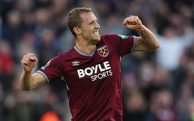 Souček gólem pečetil výhru West Hamu nad Newcastlem. Haaland pálil dvakrát