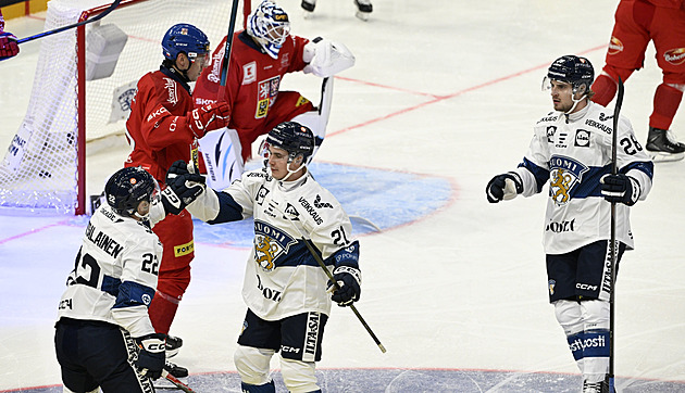 Česko - Finsko 2:4. Druhá prohra v sezoně, hokejisté se vzchopili až v závěru