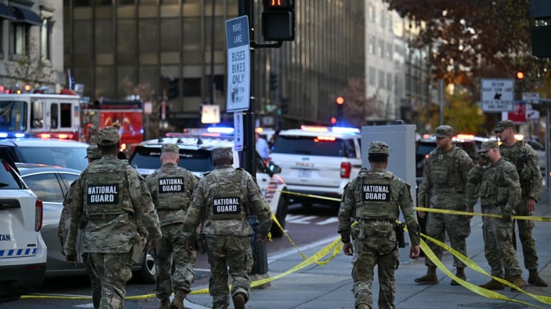 Střelba u Bílého domu: Útočník zasáhl dva členy Národní gardy, oba zraněním podlehli